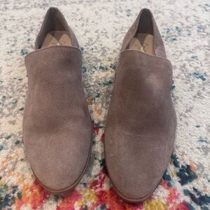 Crown Vintage Light Brown Suede Slip-On Shoes